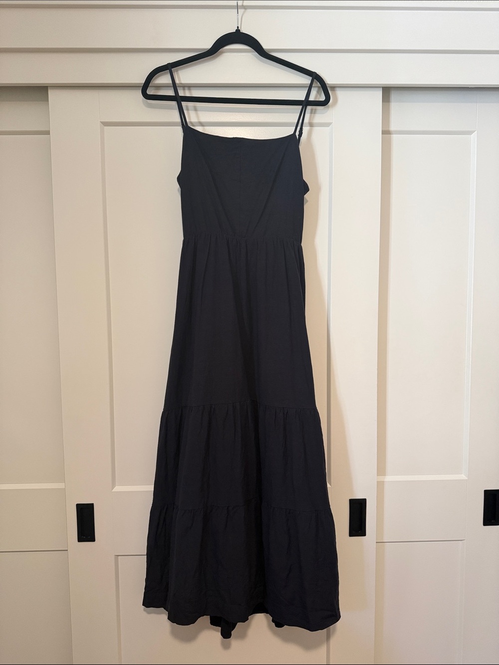 Vici Spaghetti-Strap Tiered Maxi Dress